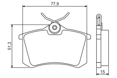 SET PLACUTE FRANA FRANA DISC BOSCH 0986495226 6