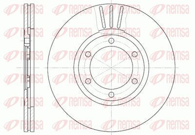 KAWE 6413 10 Тормозные диски для KIA BESTA (Киа Беста)