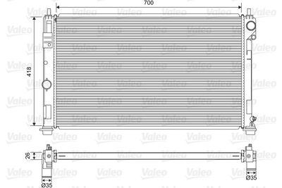 VALEO 701571 Крышка радиатора  для JEEP COMPASS (Джип Компасс)