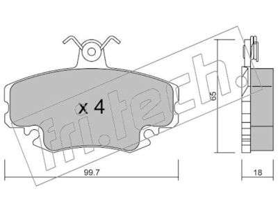 Jarrupala, levyjarru fri.tech. 122.0 – RENAULT, DACIA
