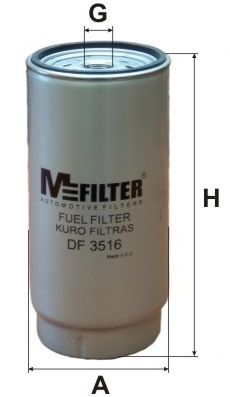 Palivový filtr MFILTER DF 3516