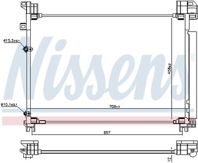 CONDENSATOR CLIMATIZARE NISSENS 940930 4