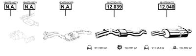Изпускателна система ASMET BM121700