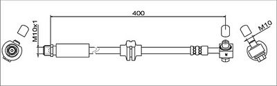 спирачен маркуч METZGER AUTOTEILE 4111622