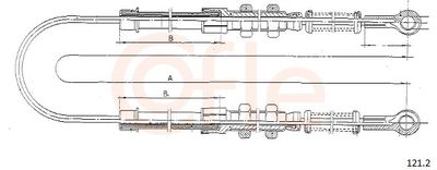 CABLU FRANA DE PARCARE COFLE 1212