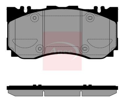 APEC Brake Pad Set, disc brake PAD2603