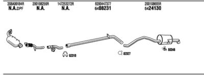 Układ wydechowy WALKER REK005853C