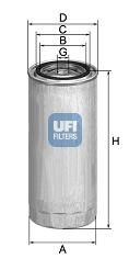 Топливный фильтр UFI 24.372.00 для NISSAN TRADE