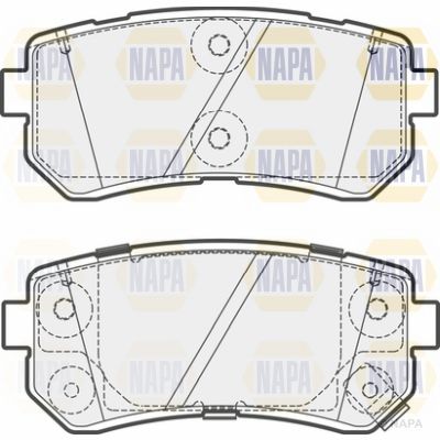 Brake Pad Set NAPA NBP1643