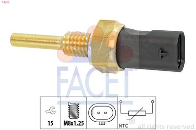 SENZOR TEMPERATURA LICHID DE RACIRE FACET 73417