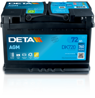 DETA DK720 Аккумулятор  для SKODA ROOMSTER (Шкода Роомстер)