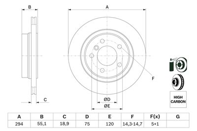 DISC FRANA BOSCH 0986478570 4