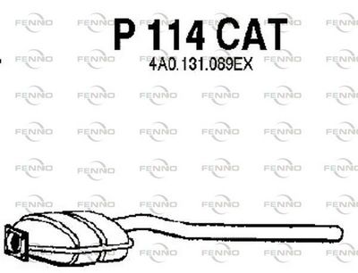 FENNO P114CAT Катализатор  для AUDI 100 C4 седан (4A2) 2.0 E 16V