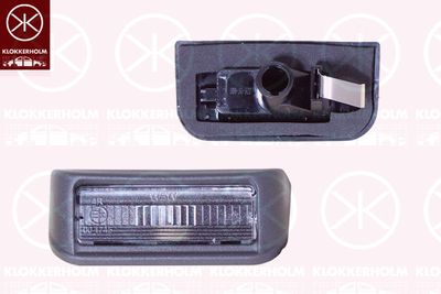 Фонарь освещения номерного знака KLOKKERHOLM 55530855 для CITROËN NEMO