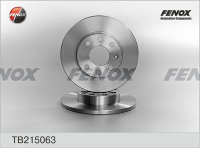 Тормозной диск FENOX TB215063 для OPEL OLYMPIA