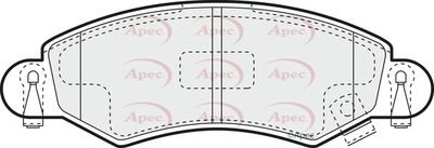 Brake Pad Set APEC PAD1165