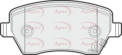 Brake Pad Set APEC PAD1466