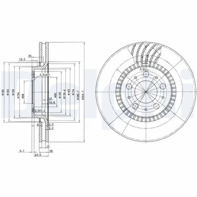 DISC FRANA DELPHI BG9514