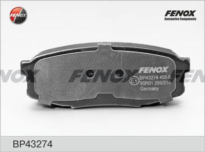 Комплект тормозных колодок, дисковый тормоз FENOX BP43274 для LEXUS LX