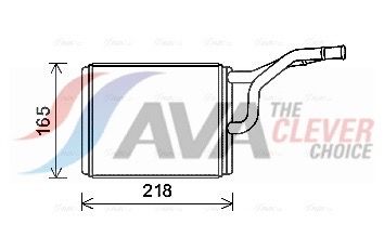 топлообменник, отопление на вътрешното пространство AVA Clever Choice CRA6137
