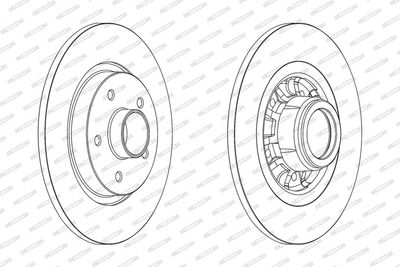 DISC FRANA FERODO DDF1734C1 1