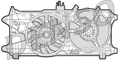 DENSO DER09026 Вентилятор системы охлаждения двигателя  для FIAT DOBLO (Фиат Добло)