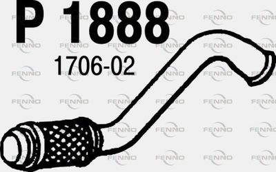 Rura wydechowa FENNO P1888