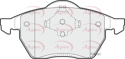 Brake Pad Set APEC PAD875