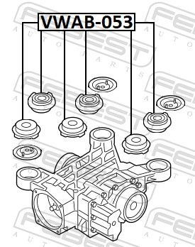 RULMENT DIFERENTIAL FEBEST VWAB053 1