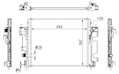 Kylare, motorkylning NRF 59274