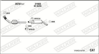 SISTEM DE ESAPAMENT WALKER VWK019791