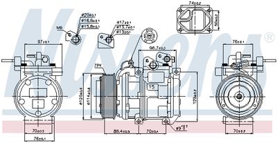 COMPRESOR CLIMATIZARE NISSENS 89301 4