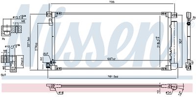 CONDENSATOR CLIMATIZARE NISSENS 940796 5