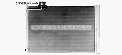 Конденсатор, кондиционер AVA QUALITY COOLING MS5775D для MERCEDES-BENZ SLS