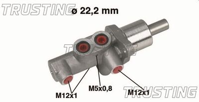 TRUSTING PF524 Ремкомплект тормозного цилиндра для MINI MINI (R50, R53)