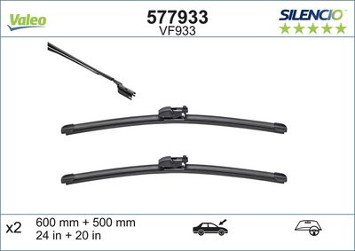 Pióro wycieraczki VALEO 577933