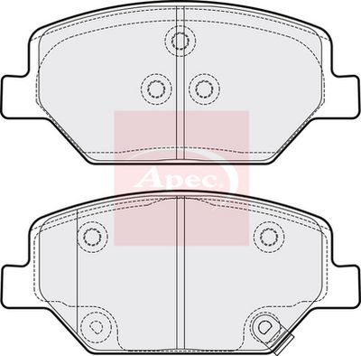 APEC Brake Pad Set, disc brake PAD2210