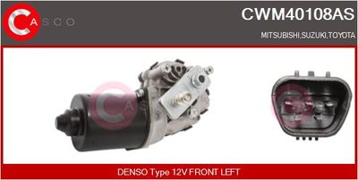 CASCO CWM40108AS Двигун склоочисника для MITSUBISHI (Митсубиши)