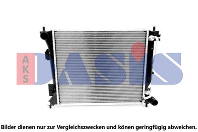 Радиатор, охлаждение двигателя AKS DASIS 210276N для HYUNDAI VELOSTER
