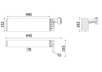 Verdamper, airconditioning - AE199000P - MAHLE