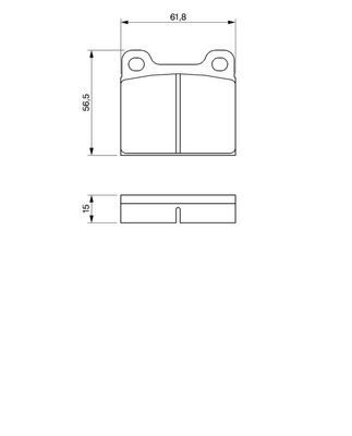 BREMSBELAGSATZ SCHEIBENBREMSE