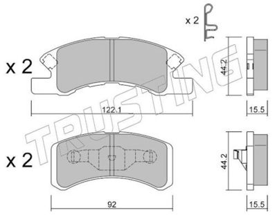 SET PLACUTE FRANA FRANA DISC
