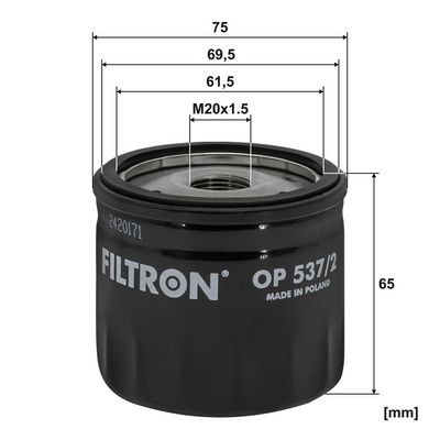 Vorschau Ölfilter Ansicht 2
