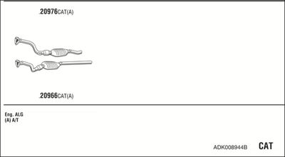 SISTEM DE ESAPAMENT WALKER ADK008944B