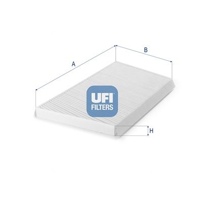 UFI - Filter vnútorného priestoru (kabínový filter) MERCEDES-BENZ , 53.716.00