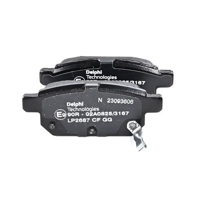 BREMSBELAGSATZ SCHEIBENBREMSE DELPHI LP2687 4