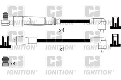 Комплект проводов зажигания QUINTON HAZELL XC967 для VW CADDY
