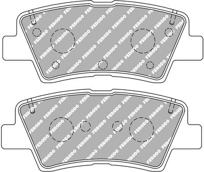 комплект спирачно феродо, дискови спирачки FERODO RACING FCP5041H