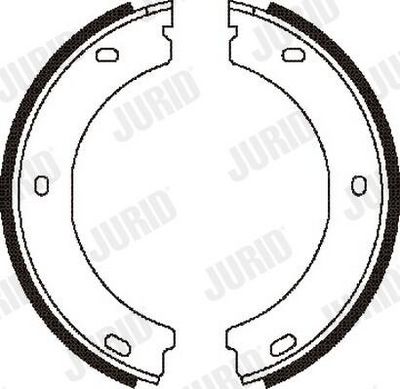 BREMSBACKENSATZ FESTSTELLBREMSE JURID 362326J