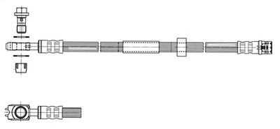 Тормозной шланг CEF 512563 для VW LUPO